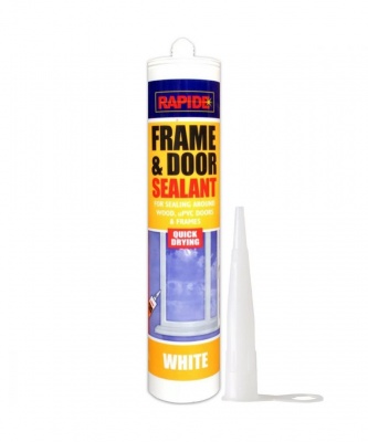 Rapide Frame & Door Sealant Quick Drying White 280ml RRP 2.99 CLEARANCE XL 1.50